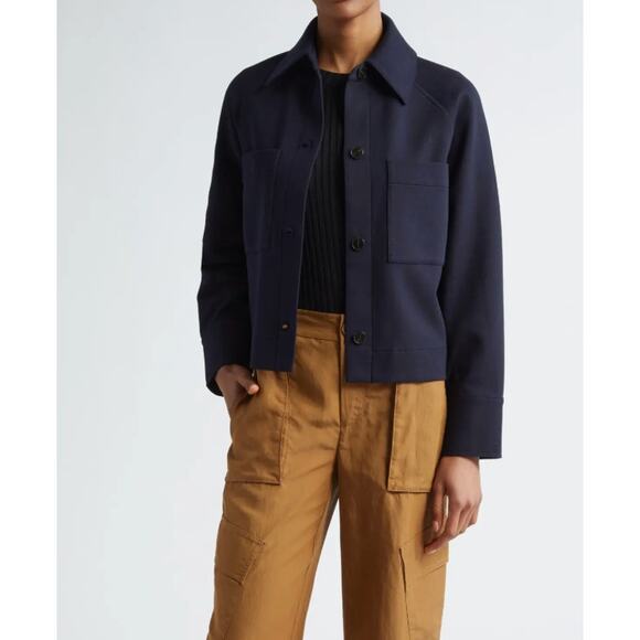 NWOT Vince Cotton Blend Chore Jacket Medium - Picture 3 of 6